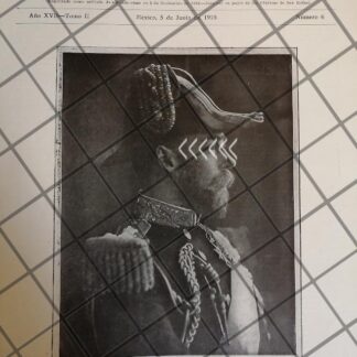 PORTADA ANTIGUA. 1910 EL REY JORGE V. ASCIENDE AL TRONO