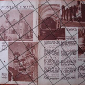 AFICHE ANTIGUO TEMPLO DE SANTA ANA, PERALVILLO 1938