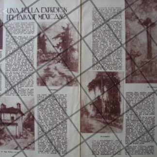 AFICHE ANTIGUO LA PINTORA MARIA PEPA LAMARQUE 1937 OBRAS