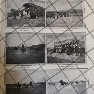 AFICHE ANTIGUO. CHARROS HACIENDA DE JALPA EDMEX 1910