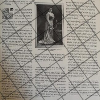 AFICHE ANTIGUO. PRUDENCIA GRIFELL Y PEPITIO ARRIOLA 1910