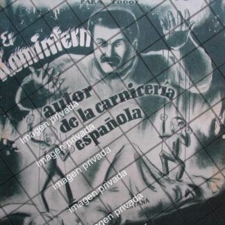 PORTADA ANTIGUA GUERRA CIVIL ESPAÑOLA 1936 EL KOMITERN