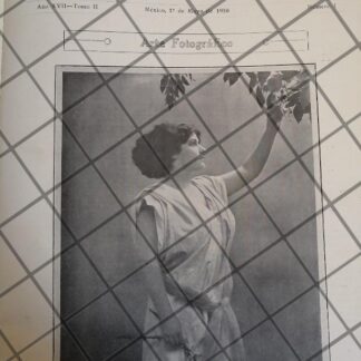 PORTADA ANTIGUA 1910 DEL FOTOGRAFO MARTIN ORTIZ (MACK)