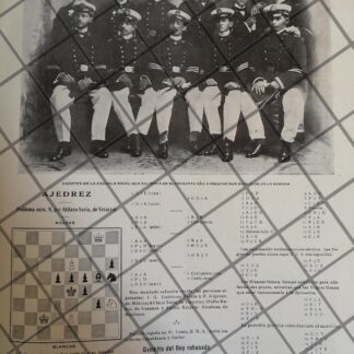 AFICHE ANTIGUO. CADETES DE LA ESCUELA NAVAL 1910