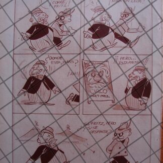 TIRA COMICA ANTIGUA HANZ Y FRITZ 1936 ANGEL ZAMARRIPA 5