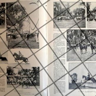 AFICHE ANTIGUO CARRERAS. CLUB HIPICO FRANCES 1910