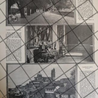 AFICHE ANTIGUO EL ESTADO DE GUERRERO 1910 TAXCO Y CHILP.