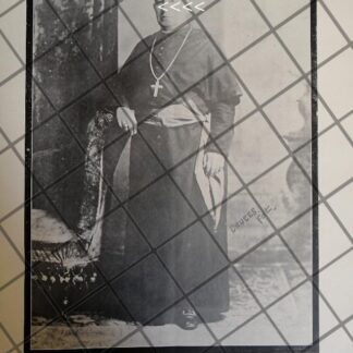 AFICHE ANTIGUO MUERE OBISPO. JOSE G. ALBA Y FRANCO 1910