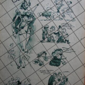 TIRA COMICA ANTIGUA 1938 ANGEL ZAMARRIPA /DESFILE