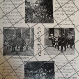 AFICHE ANTIGUO PORFIRIO DIAZ EN TUMBA BENITO JUAREZ 1910