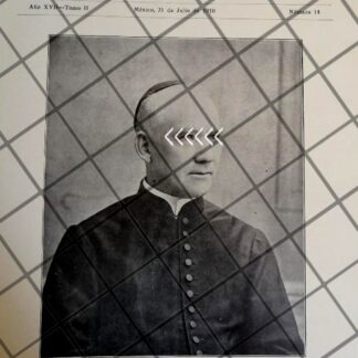 PORTADA ANTIGUA 1910 MUERE PADRE. AGUSTIN HUNT Y CORTES