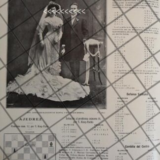 AFICHE ANTIGUO BODA. BONFIL ALCOCER 1910 Y MAS