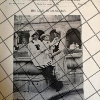 PORTADA ANTIGUA 1910 OCHOA Y ORTUÑO COLEGIO VIZCAINAS