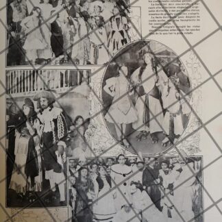 AFICHE ANTIGUO CLUB CRISANTEMA COLEGIO LAS VIZCAINAS 1910