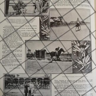 AFICHE ANTIGUO PORFIRIO DIAZ, HIPODROMO PERALVILLO 1910