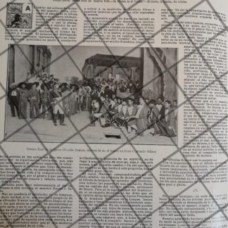 AFICHE ANTIGUO TEATRO ARBEU 1910 OPERA. NICOLAS BRAVO