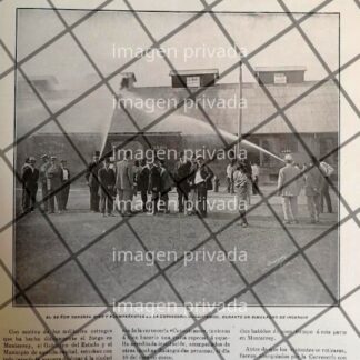 AFICHE ANTIGUO CERVECERIA CUAUHTEMOC Y GOBERNADOR 1910