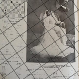 AFICHE ANTIGUO BODA. GUILLERMO LAREAGA 1910