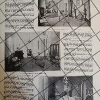 AFICHE ANTIGUO RESIDENCIAS DIPLOMATICAS. D.F 1910