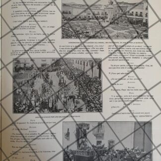 AFICHE ANTIGUO DESFILE DEL CENTENARIO EN ZACATECAS 1910