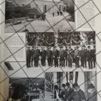 AFICHE ANTIGUO PORFIRIO DIAZ INAUGURA FABRICA DE POLVORA