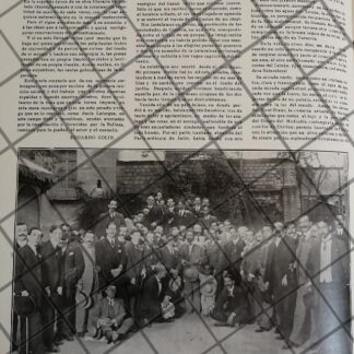 AFICHE ANTIGUO EL ACTOR PACO GAVILANES A AMIGOS 1910