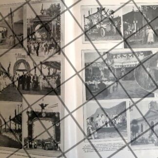 AFICHE ANTIGUO PORFIRIO DIAZ EN FIESTAS. ESTADO DE GUERRERO 1910