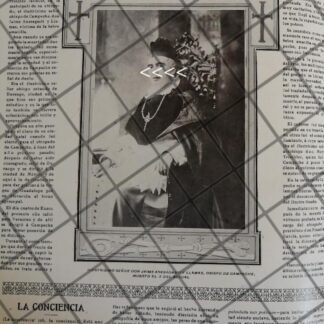 AFICHE MUERE OBISPO. JAIME ANESAGASTI LLAMAS 1910