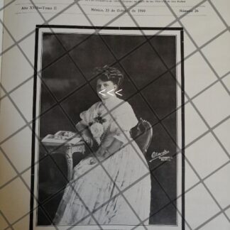 PORTADA ANTIGUA 1910 MARIA DE JESUS SIERRA MENDEZ 1910