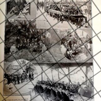 AFICHE ANTIGUO. PINTORES MEXICANOS EN XOCHIMILCO 1910