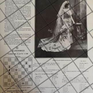 AFICHE ANTIGUO. BODA. ELISA CRESPO MENDOZA 1910