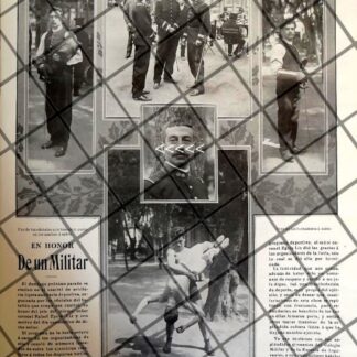 AFICHE ANTIGUO RAFAEL EGUIA LIS, EJERCICIOS MILITARES 1910