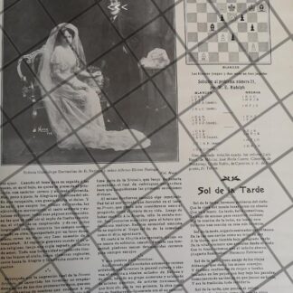 AFICHE ANTIGUO BODA. RIVERO HORCASITAS 1910 Y MAS