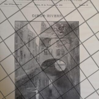 PORTADA ANTIGUA DE DIEGO RIVERA 1910