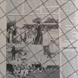 AFICHE ANTIGUO 1910 FIESTA Instituto Científico de México