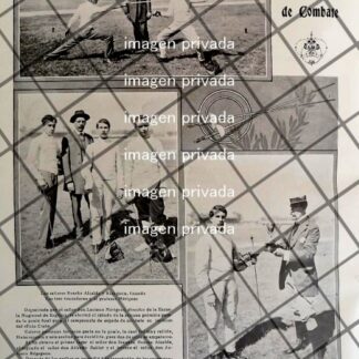 AFICHE ANTIGUO BAUCHE ALCALDE CAMPEONATO DE ESGRIMA 1910