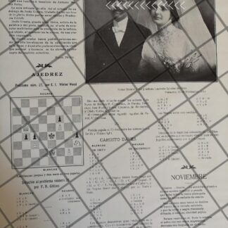 AFICHE ANTIGUO. BODA ORTIZ IGLESIAS 1910  Y MAS NOTAS