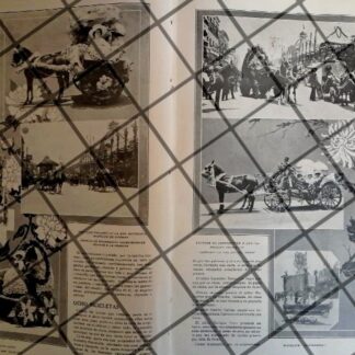 AFICHE ANTIGUO FIESTAS FLORALES CDMX 1910 CONCURSO