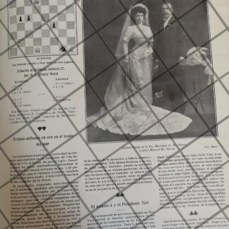 AFICHE ANTIGUO. BODA. MCMANUS MARTINEZ 1910