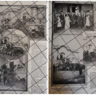 AFICHE ANTIGUO PORFIRIO DIAZ EN LA EMBAJADA ARGENTINA 1910