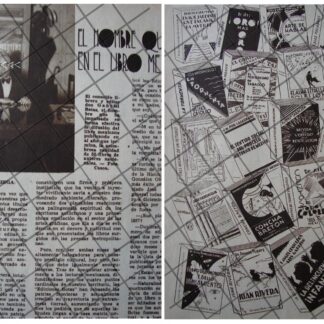 AFICHE ANTIGUO ENTREVISTA A DON. GABRIEL BOTAS 1936