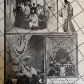 AFICHE ANTIGUO COLEGIO SALESIANO 1910 Henrique J Reed da Silva