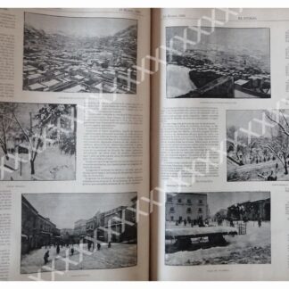 NOTA PRENSA ANTIGUA 1896 NEVADA EN ZACATECAS