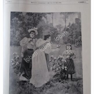 PORTADA ANTIGUA 1896 DE LEANDRO IZAGUIRRE / TOMA