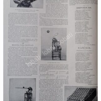 NOTA PRENSA ANTIGUA. ADIESTRAMIENTO DE PERROS 1896