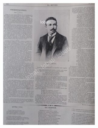NOTA ANTIGUA 1896 PRESENTAN A JOSE INES NOVELO