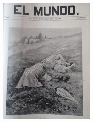 PORTADA ANTIGUA 1896 POR: CARLOS ALCALDE, EN JUNIO