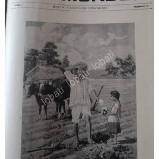 PORTADA ANTIGUA 1896 LEANDRO IZAGURIRE /CON EL SUDOR