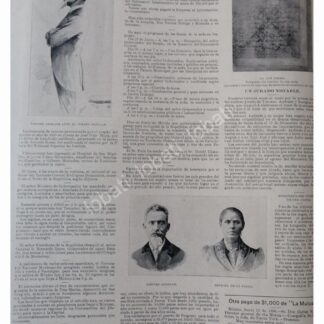 NOTA DE PRENSA ANTIGUA 1896 CASO TIMOTEO ANDRADE