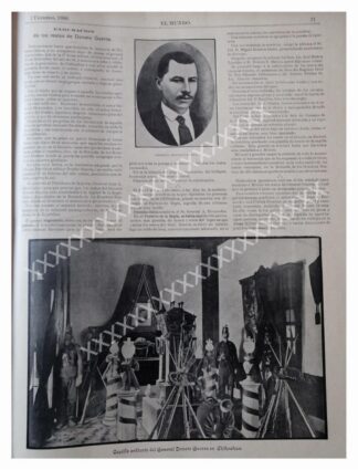 NOTA DE PRENSA, EXHUMAN RESTOS DE DONATO GUERRA 1896